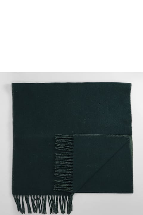 Maison Kitsuné Scarves for Men Maison Kitsuné Scarve In Green Wool