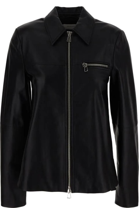 Coats & Jackets for Women SportMax Gel Leather Jacket
