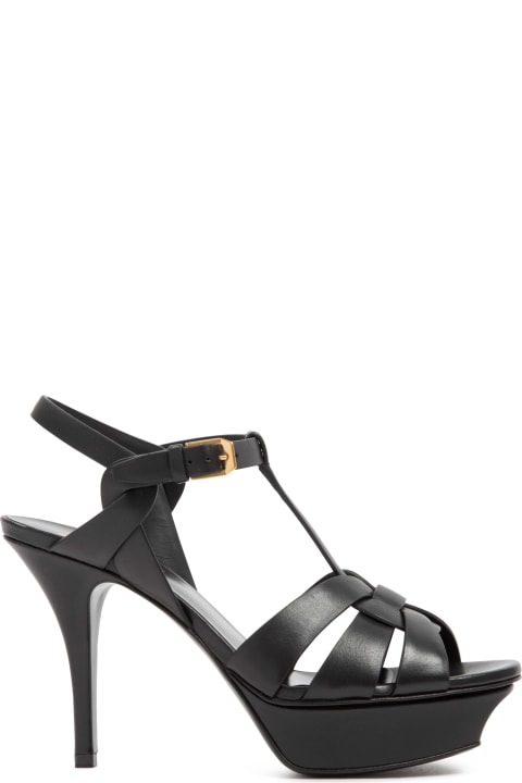 أدوات منزلية Saint Laurent Leather Tribute Sandals