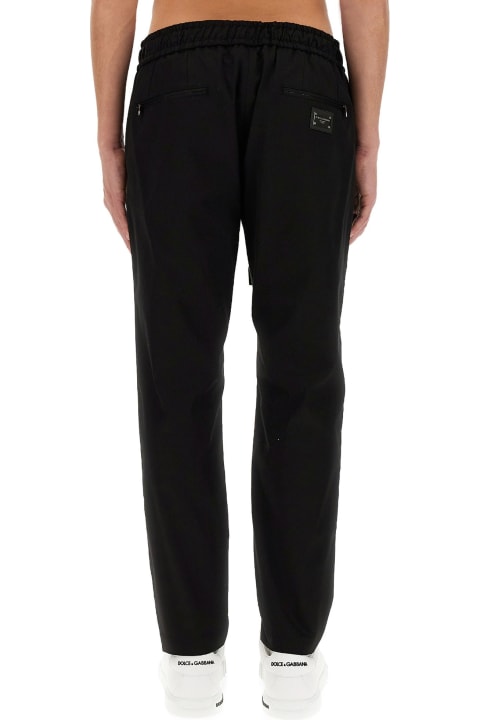 Dolce & Gabbana Pants for Women Dolce & Gabbana Jogging Pants With Plaque