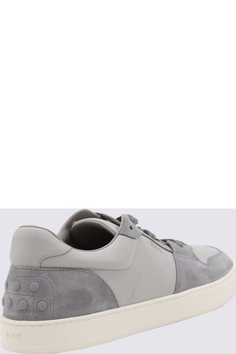 Tod's Sneakers for Men Tod's Grey Leather Sneakers