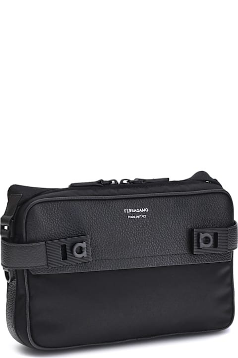 Homeware Ferragamo Gancini Buckle Shoulder Bag