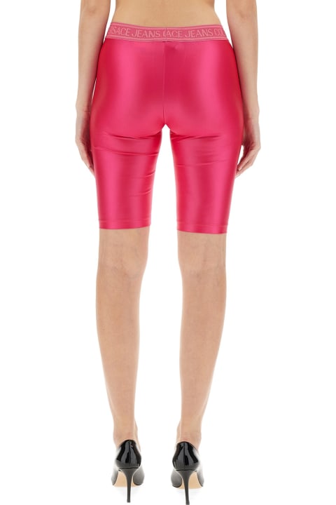Underwear & Nightwear for Women Versace Jeans Couture Logo Cycling Shorts