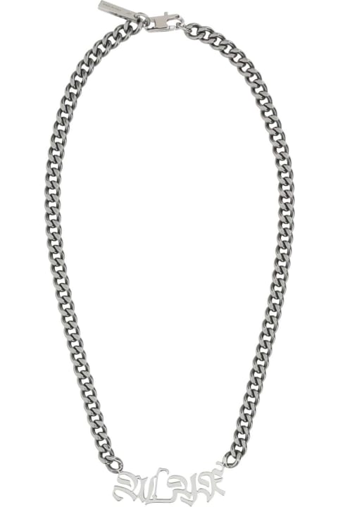 1017 ALYX 9SM Necklaces for Men 1017 ALYX 9SM Ruthenium Metal Necklace