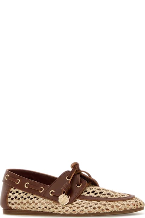 Ancient Greek Sandals for Men Ancient Greek Sandals Two-tone Raffia And Leather Pliaria Loafers