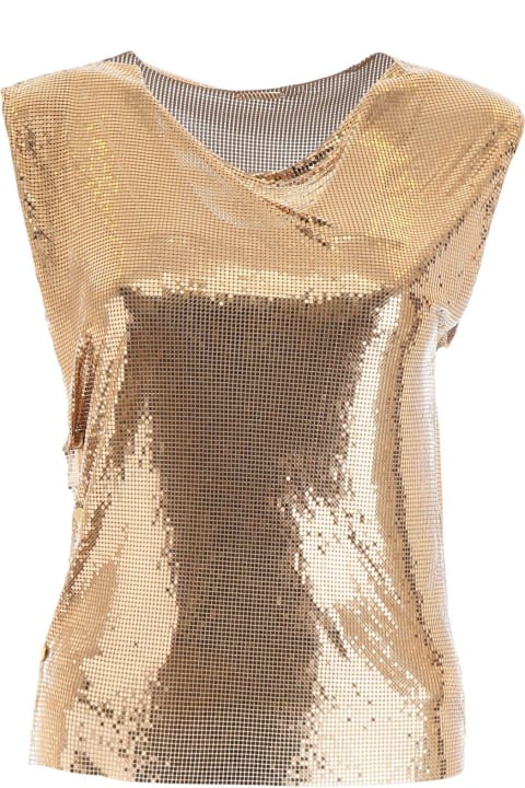 Paco Rabanne Topwear for Women Paco Rabanne Sleeveless Chainmail Top