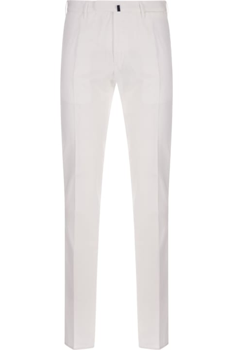 Incotex Clothing for Men Incotex White Venezia 1951 Slim Fit Trousers