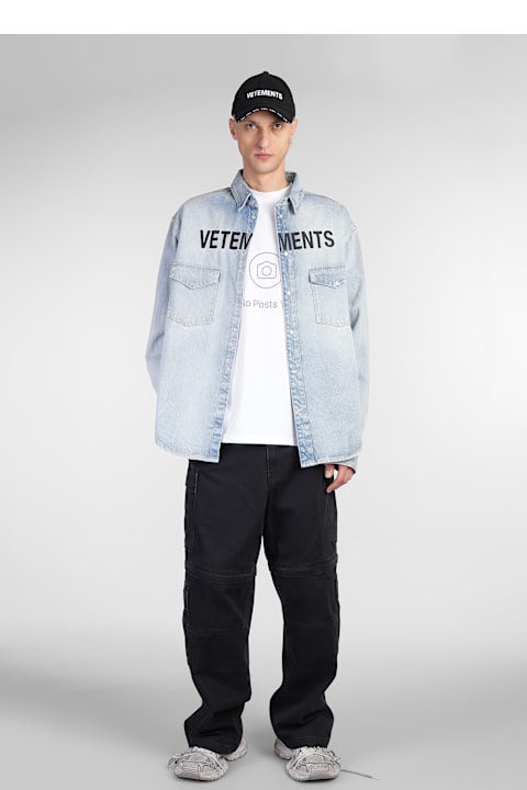 Topwear for Men VETEMENTS T-shirt In White Cotton