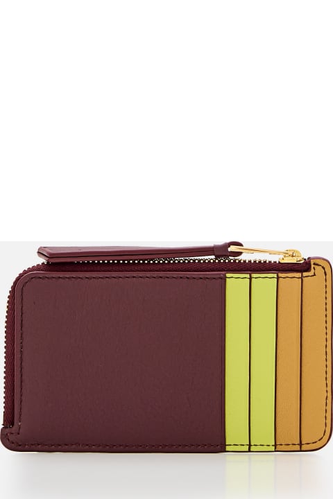 Loewe for Women Loewe Puzzle Coin Leather Cardholder