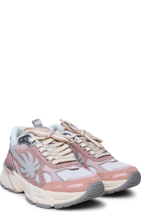 Sneakers for Women Palm Angels 'pa 4' Pink Leather Blend Sneakers