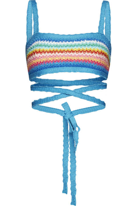 Alanui Fleeces & Tracksuits for Women Alanui Crochet Over The Rainbow Top