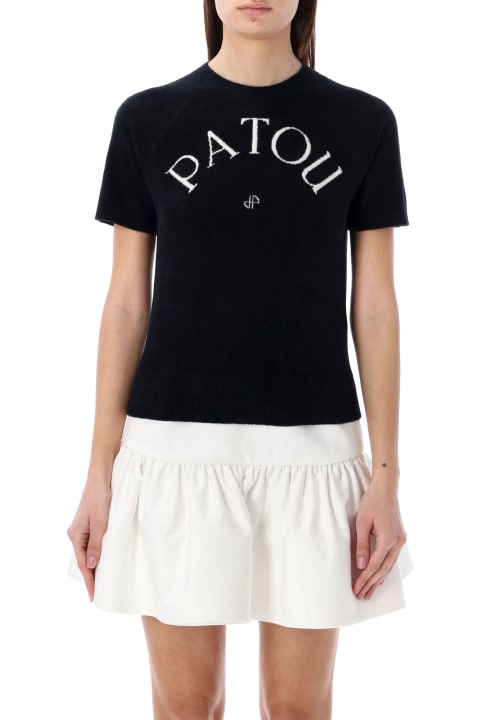 Patou Sweaters for Women Patou Jaquard Terry Sweater