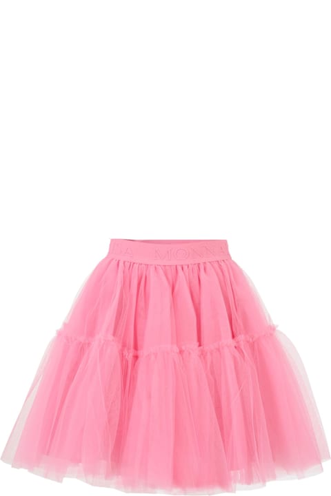 Homeware Monnalisa Pink Skirt For Girl With Logo