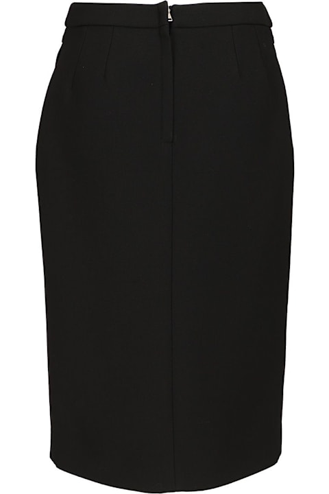 Dolce & Gabbana Skirts for Women Dolce & Gabbana Wool Midi Skirt With Slit