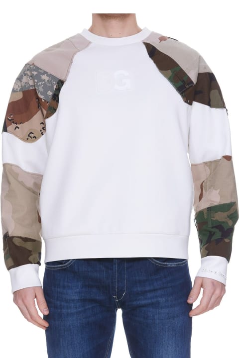 Dolce & Gabbana Fleeces & Tracksuits for Men Dolce & Gabbana Camouflage Sweatshirt