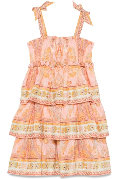 Zimmermann for Kids Zimmermann Wylie Tiered Shirred Dress