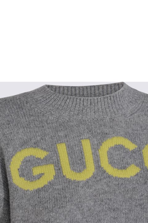 Gucci Grey Wool Knitwear