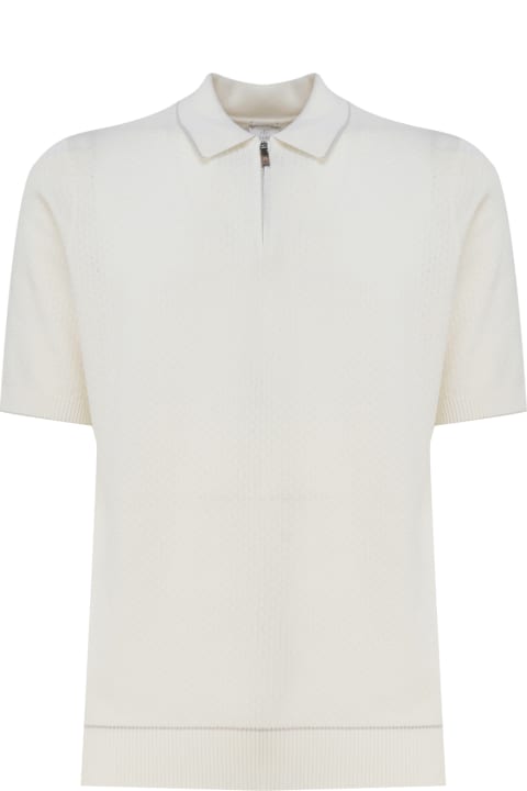 Eleventy for Men Eleventy Short-sleeved Polo Shirt