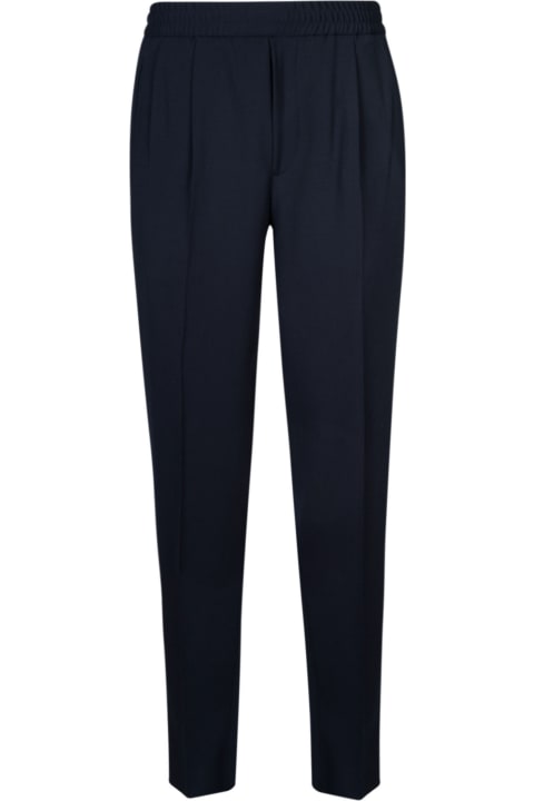 Pants for Men Zegna Ribbed Waist Trousers