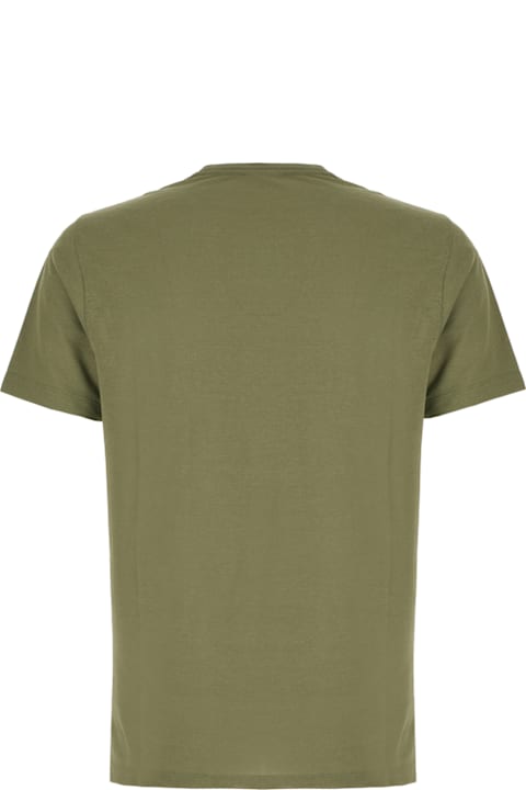 Zanone Clothing for Men Zanone Olive Green Cotton T-shirt