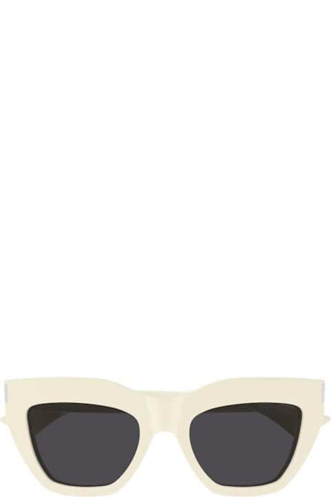 サングラス SAINT LAURENT Woman Sunglasses Ivory SL759 004 Saint Laurent SL 759 004 Shiny Ivory - eye-oo.com