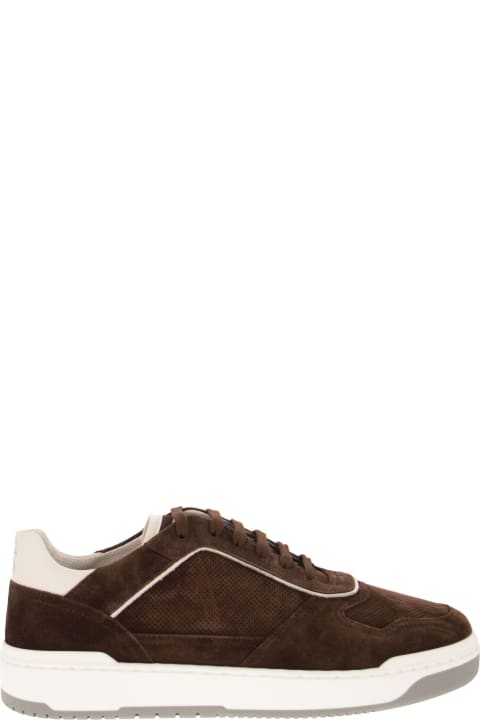 Shoes for Men Brunello Cucinelli Suede Leather Sneakers