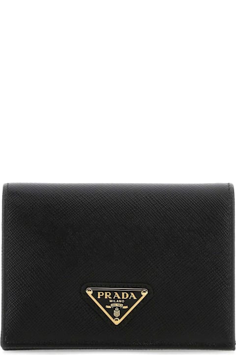Fashion for Women Prada Black Leather Wallet