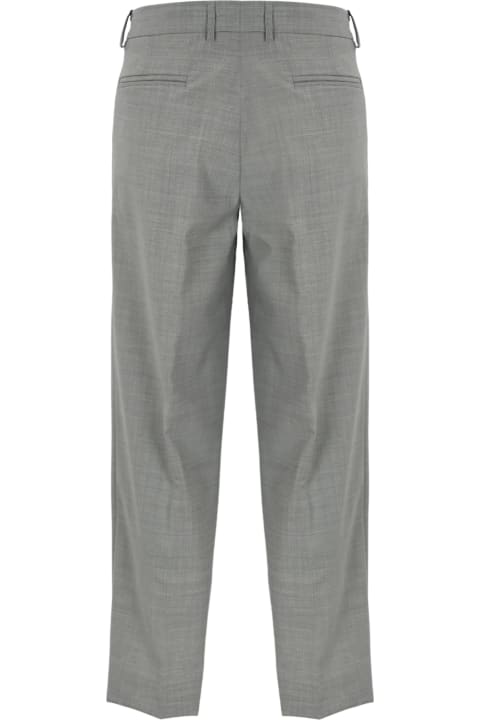 Amaranto Pants for Men Amaranto Straight Cotton Trousers