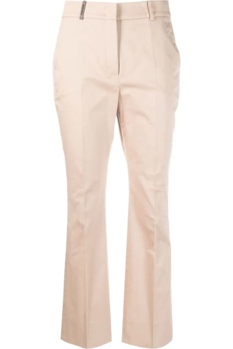 Peserico Pants & Shorts for Women Peserico Mid-rise Tailored Trousers Beige