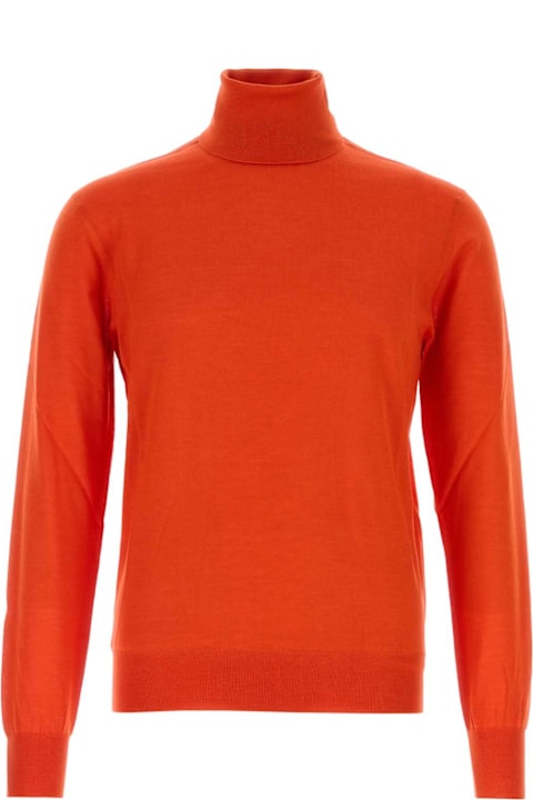 Homeware Saint Laurent Orange Cashmere Blend Sweater
