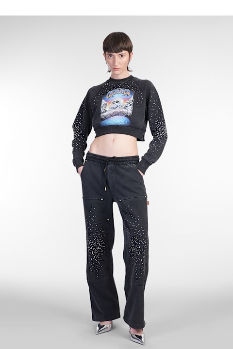 Casablanca Clothing for Women Casablanca Sweatshirt In Black Cotton