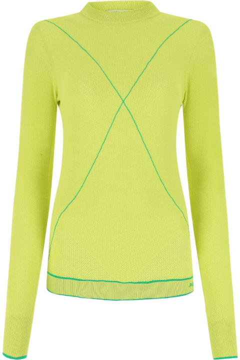 Clothing for Women Bottega Veneta Acid Green Viscose Blend Sweater