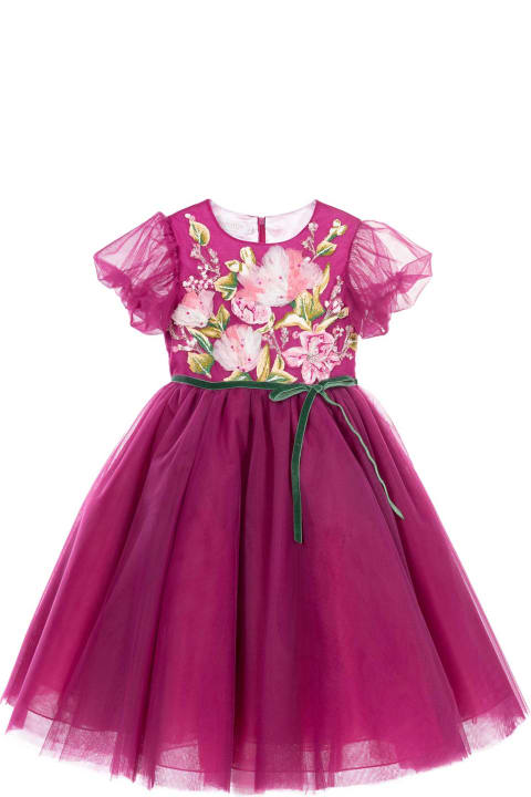 Kids Couture Flower Girl Dress 
Fuchsia