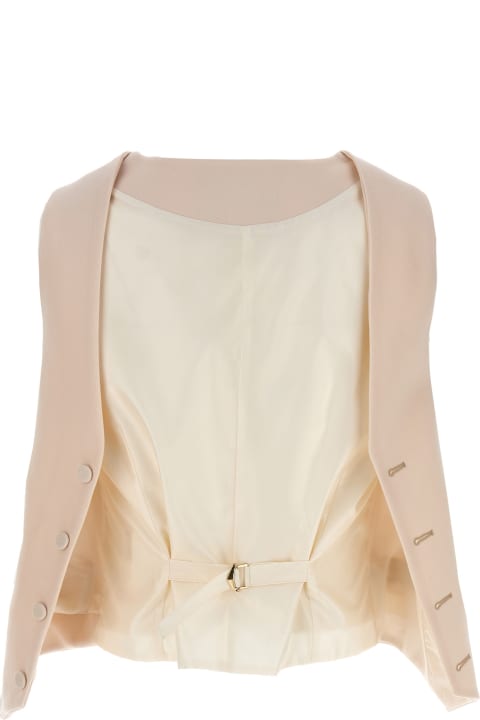 Fendi Coats & Jackets for Women Fendi Cut Out Deconstructed Vest