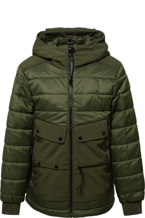 Coats & Jackets for Boys C.P. Company Green Polyester Jacket