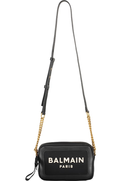 Balmain Elegant Black Shoulder Bag