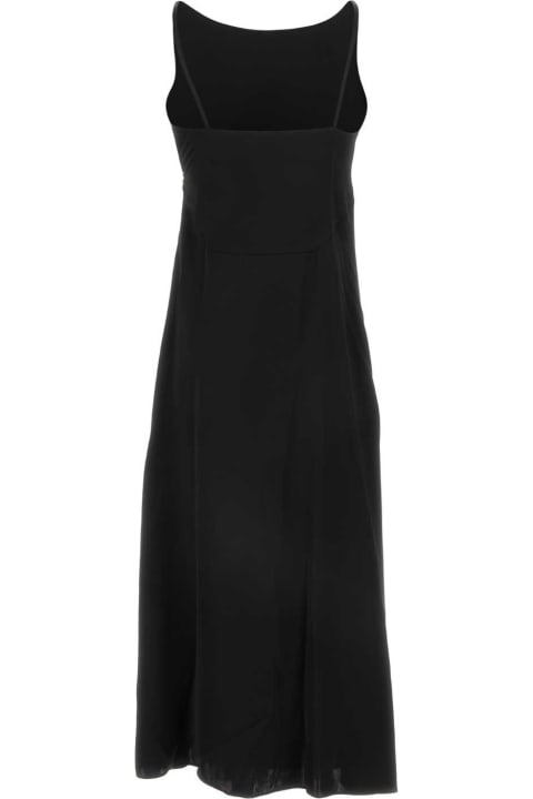 A.P.C. فساتين لـ السيدات A.P.C. Black Satin Junia Dress