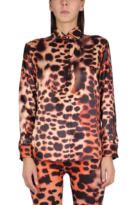 Roberto Cavalli Topwear for Women Roberto Cavalli Animal Print Shirt
