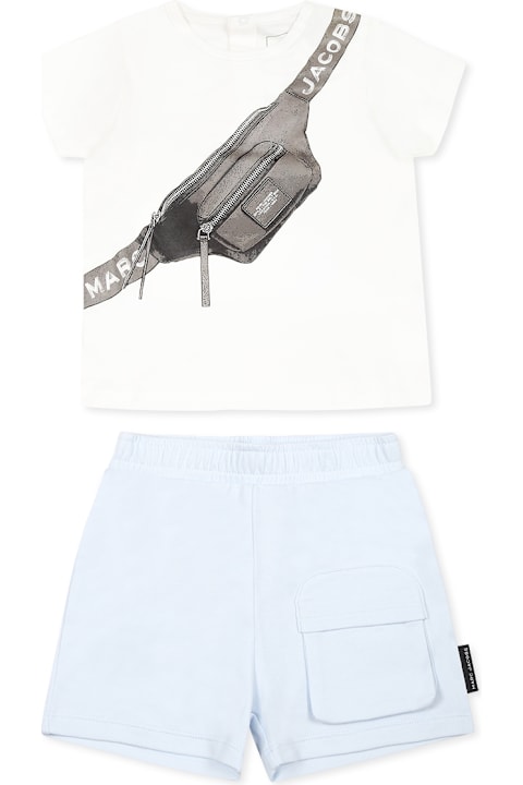 Homeware Marc Jacobs Multicolor Suit For Baby Boy With Pouch Print