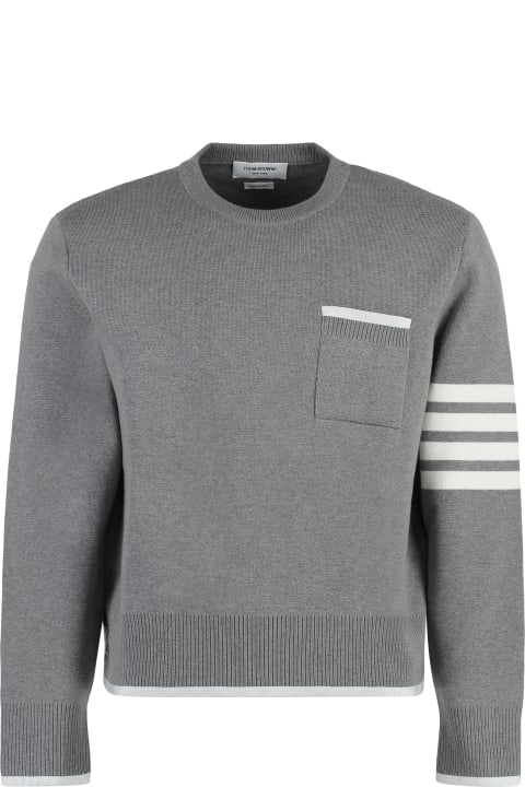 Thom Browne for Men Thom Browne Cotton Crew-neck Sweater