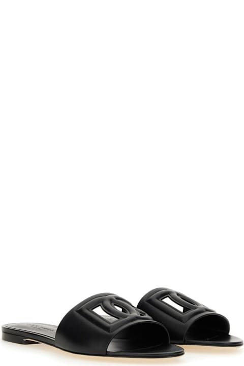 Dolce & Gabbana Sandalo Slide Con Logo