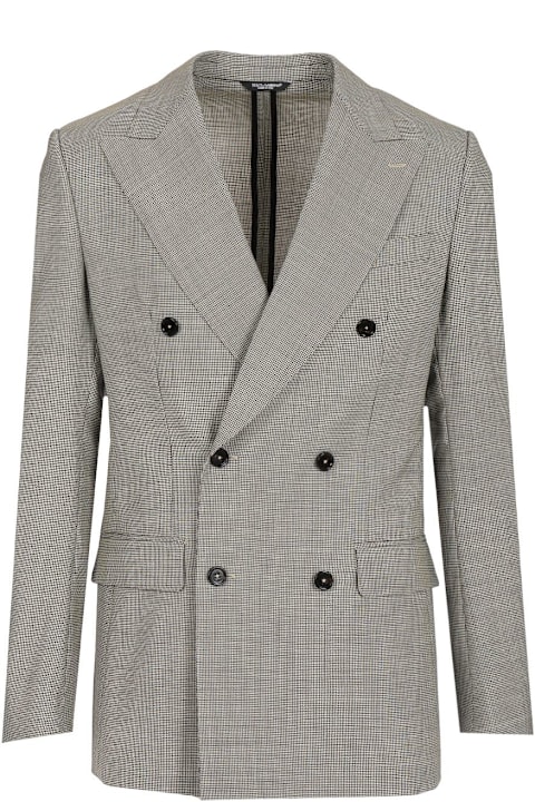 Dolce & Gabbana Coats & Jackets for Men Dolce & Gabbana Linen Double-breasted Jacket