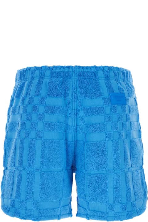Sale for Men Burberry Light-blue Terry Fabric Bermuda Shorts