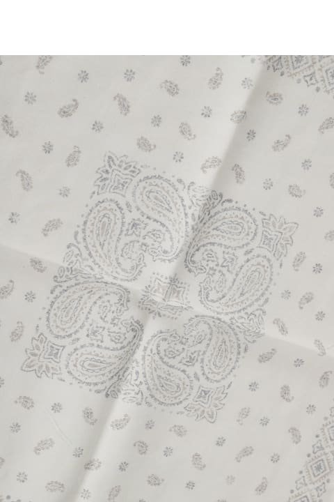 Eleventy Accessories for Men Eleventy Paisley Print Handkerchief