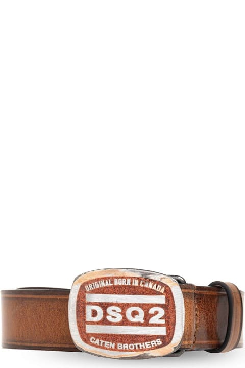 Dsquared2 Accessories for Men Dsquared2 Logo-buckle Fastened Belt