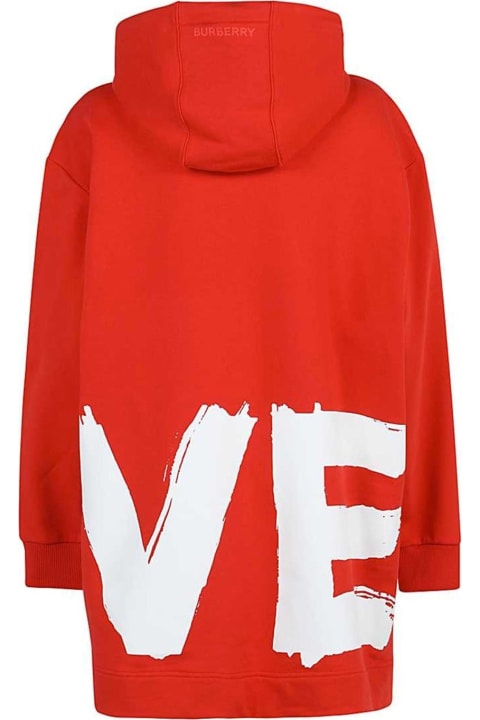 Clothing for Men Burberry Love Hooded Sweatshirt
