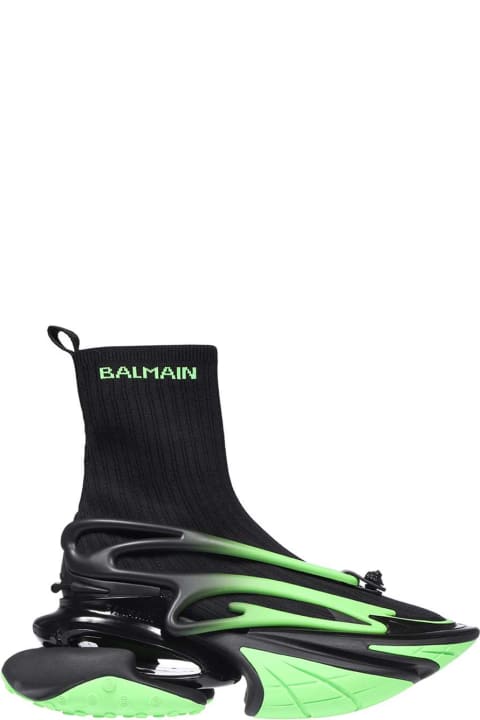 Shoes for Men Balmain Knitted Sock-style Sneakers