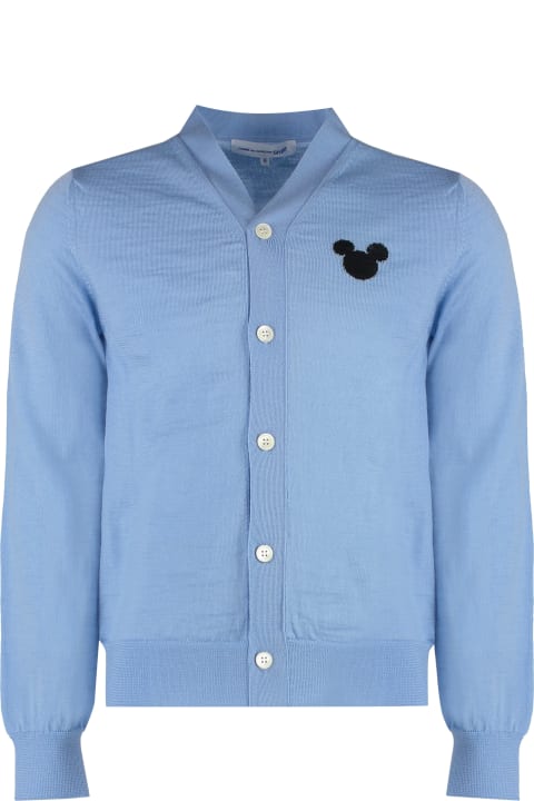 Sweaters for Men Comme des Garçons Shirt Comme Des Garçons Shirt X Disney - Intarsia Cardigan