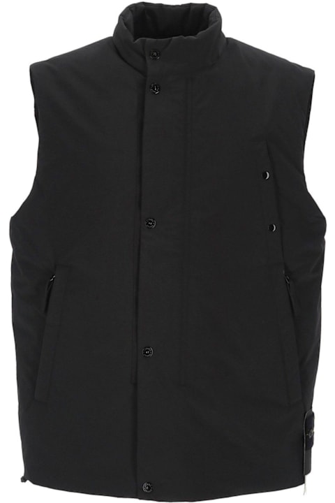 メンズ Stone Islandのコート＆ジャケット Stone Island Compass-badge Padding Vest