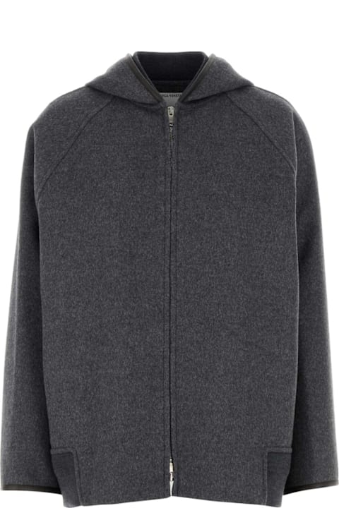 Bottega Veneta Coats & Jackets for Women Bottega Veneta Dark Grey Wool Jacket